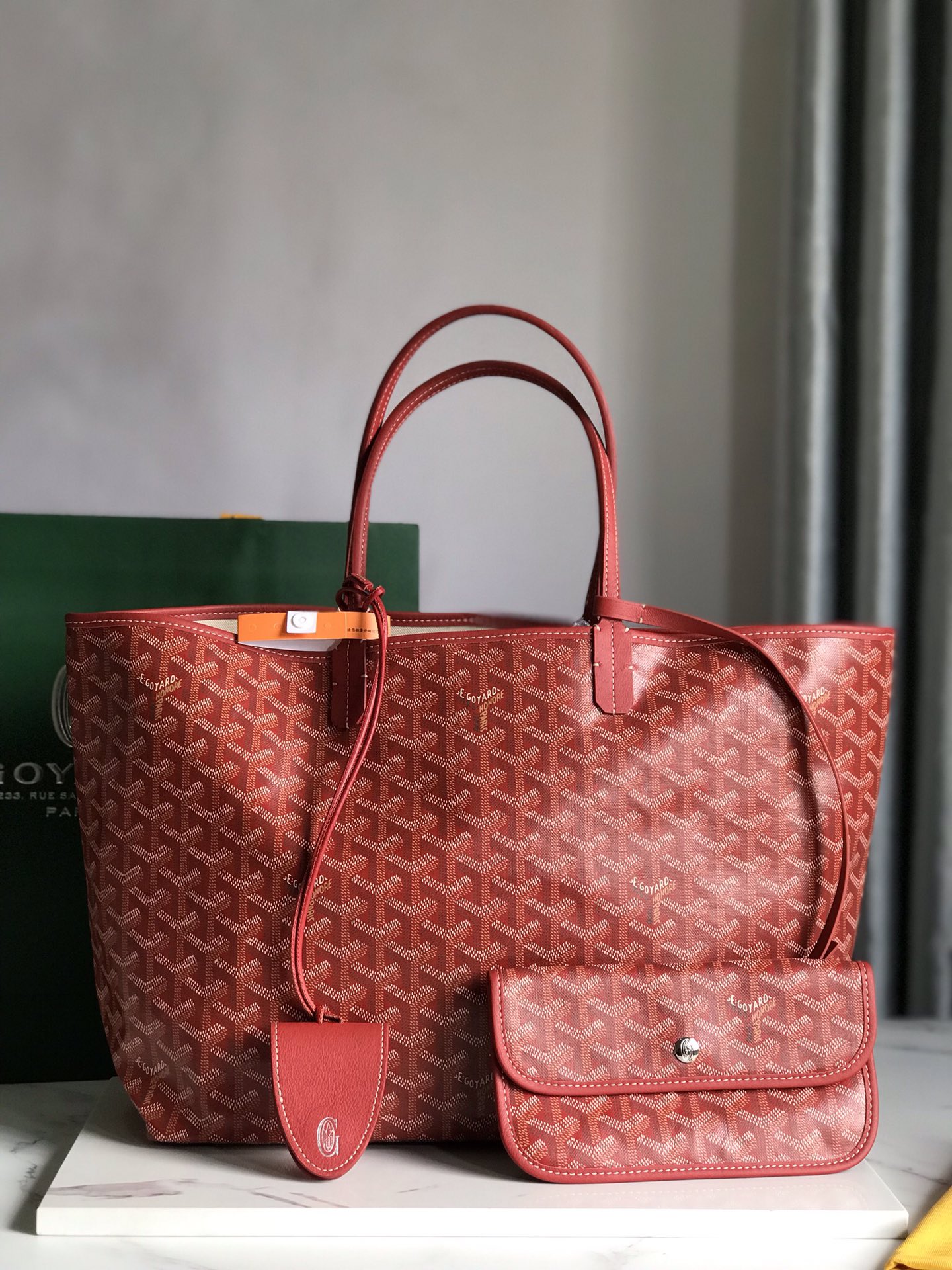 GOYARD Goyardine Saint Louis PM red 1370123