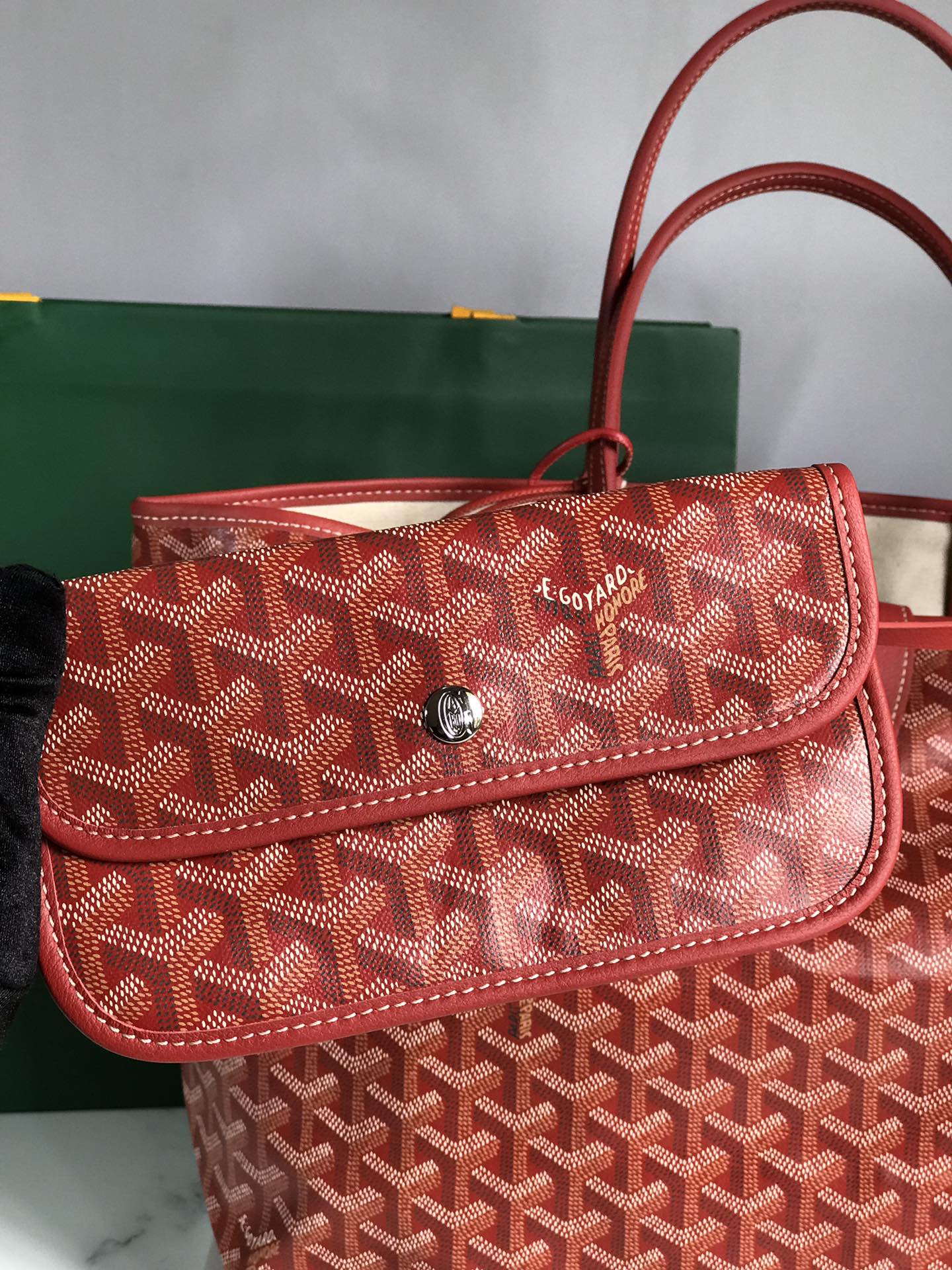 GOYARD Goyardine Saint Louis PM red 1370123