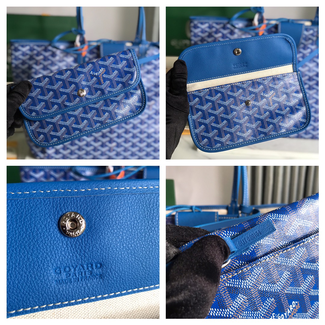 GOYARD Goyardine Saint Louis PM Sky Blue 1370123