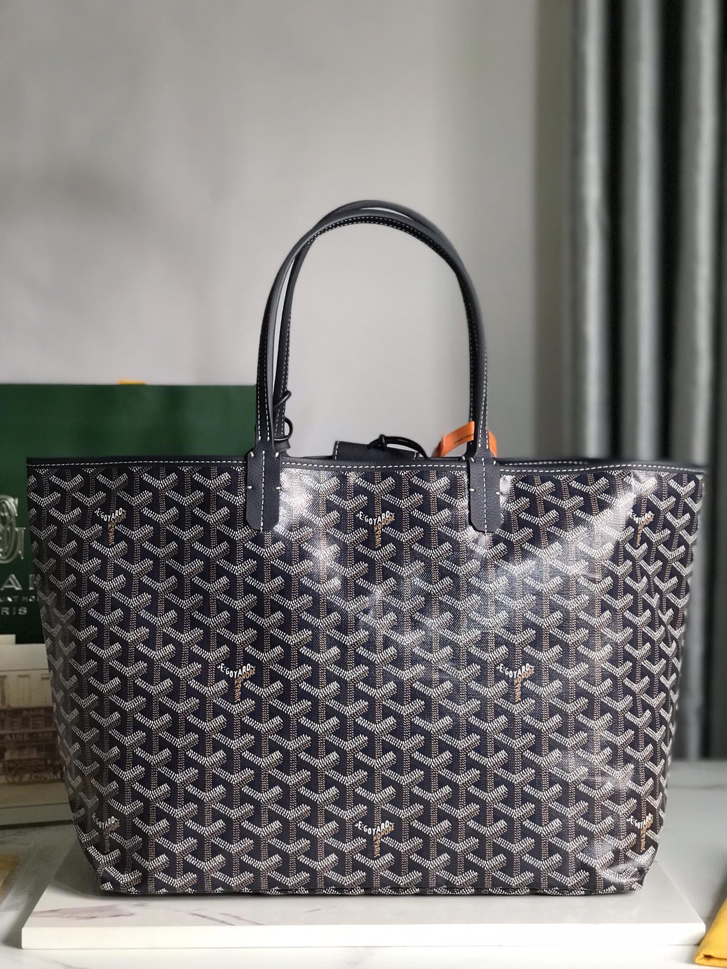 Goyard Saint Louis Tote Bag PM Black 120893735 | eBay