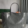 Goyard Grey Goyardine Coated Canvas and Leather Saint Louis