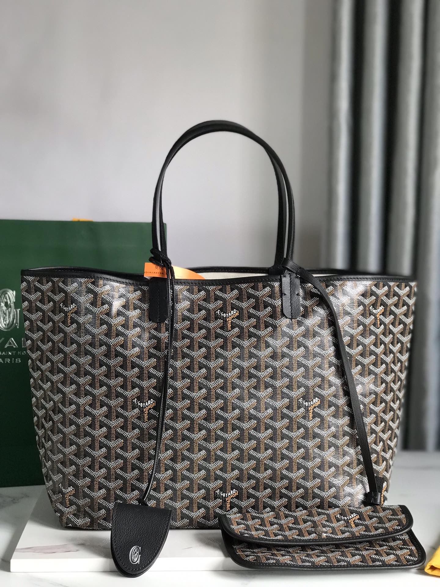 GOYARD Goyardine Saint Louis GM Black 1186573 |