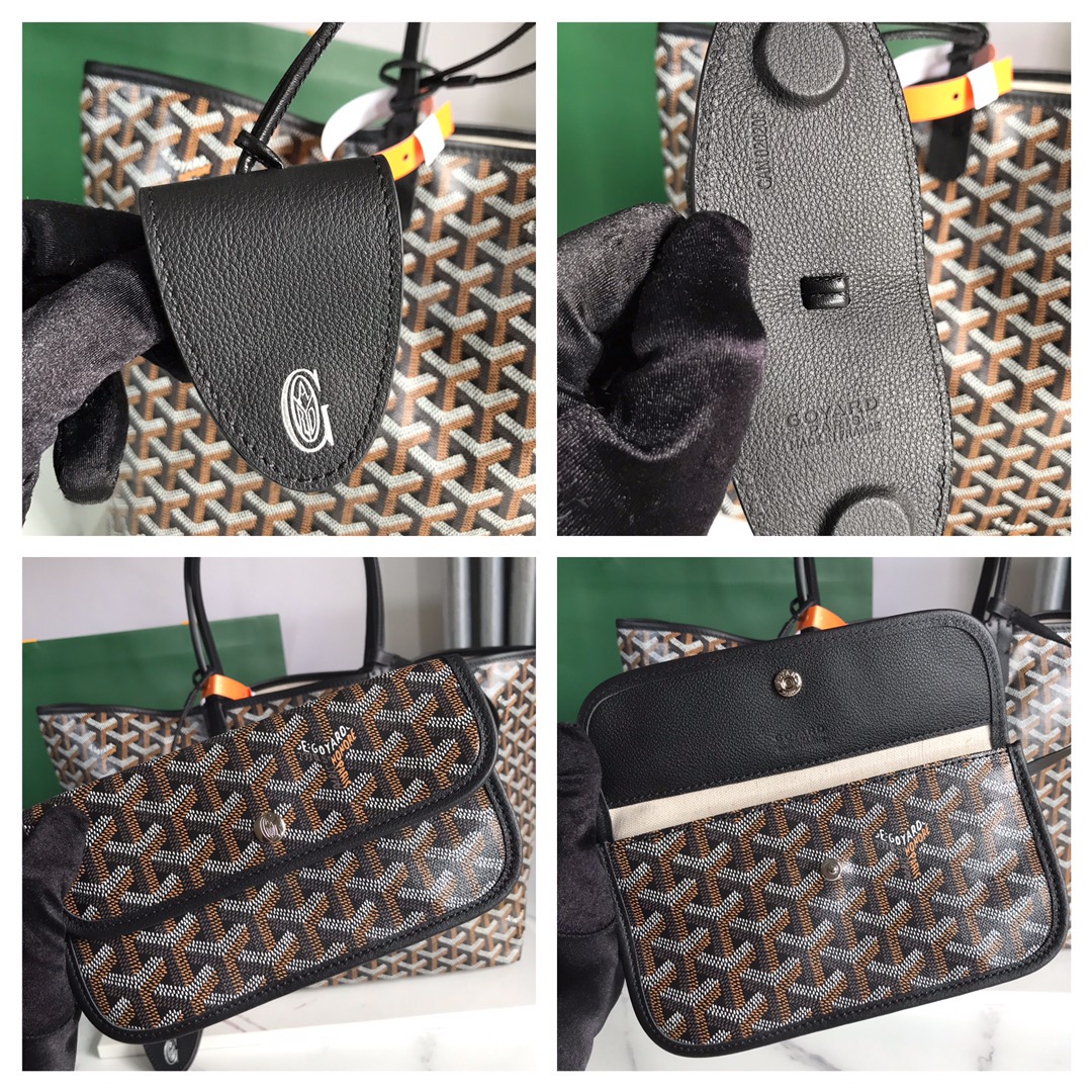 GOYARD Goyardine Saint Louis GM Black 1186573 |