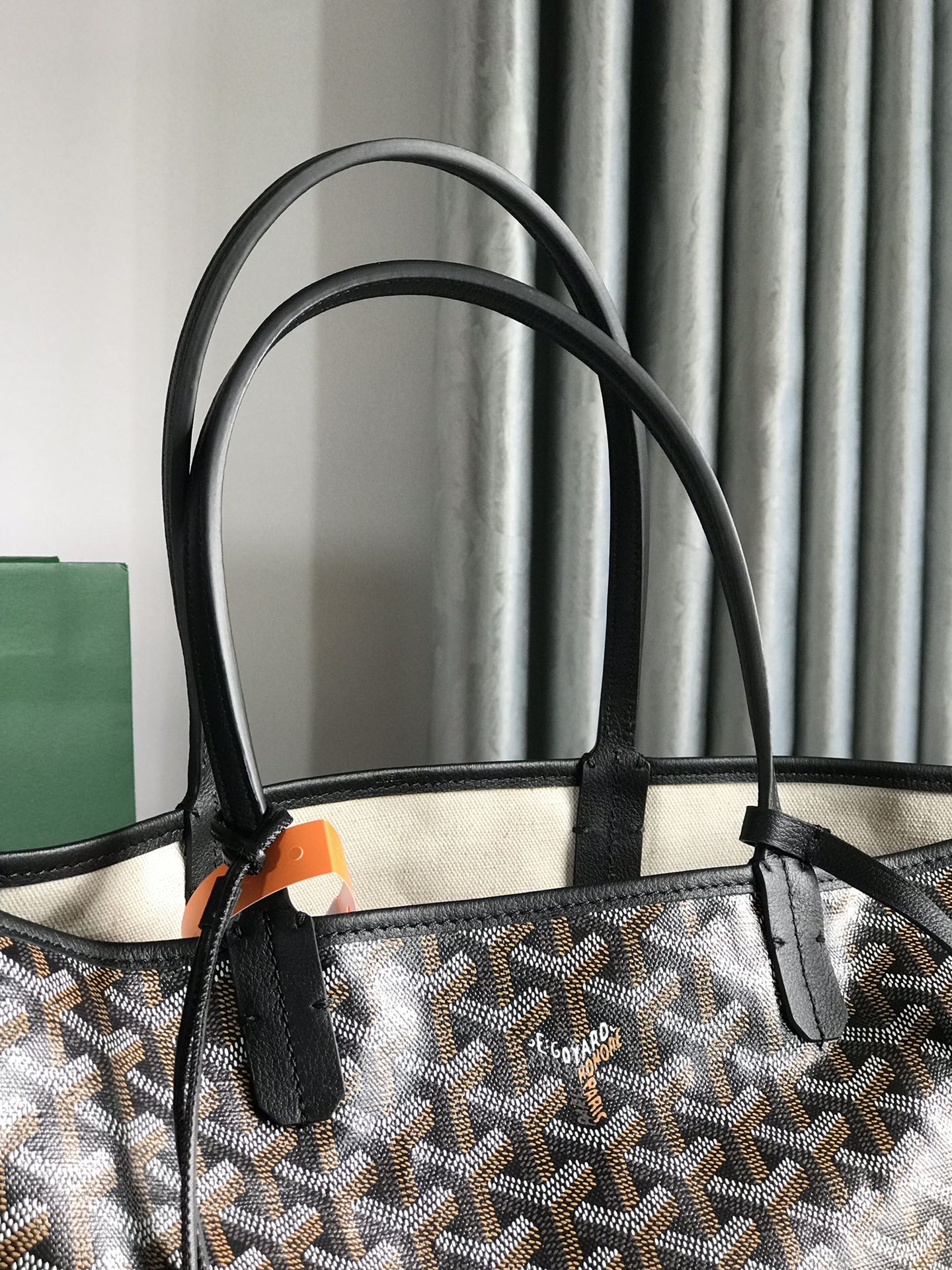 GOYARD Goyardine Saint Louis GM Black 1186573 |