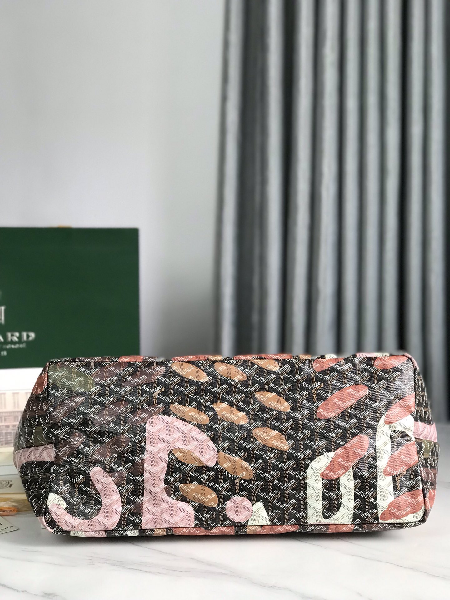Goyard Saint Louis GM Tote Bag Lettres Camouflage Pink L/d