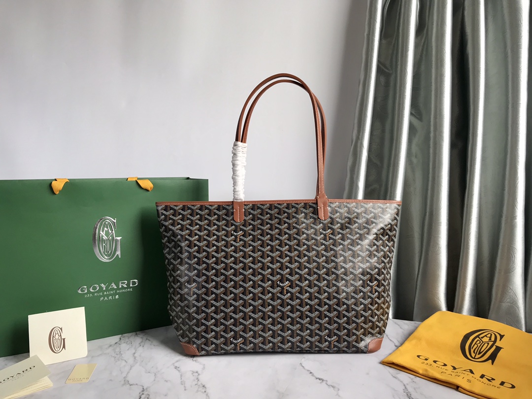 GOYARD Saint Louis Artois PM Bag brown Tote bag | eBay