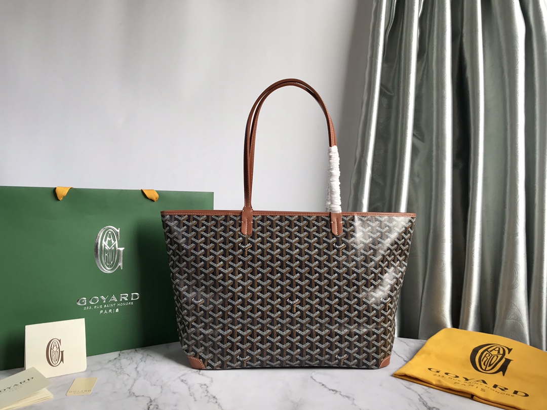 GOYARD Saint Louis Artois PM Bag brown Tote bag | eBay