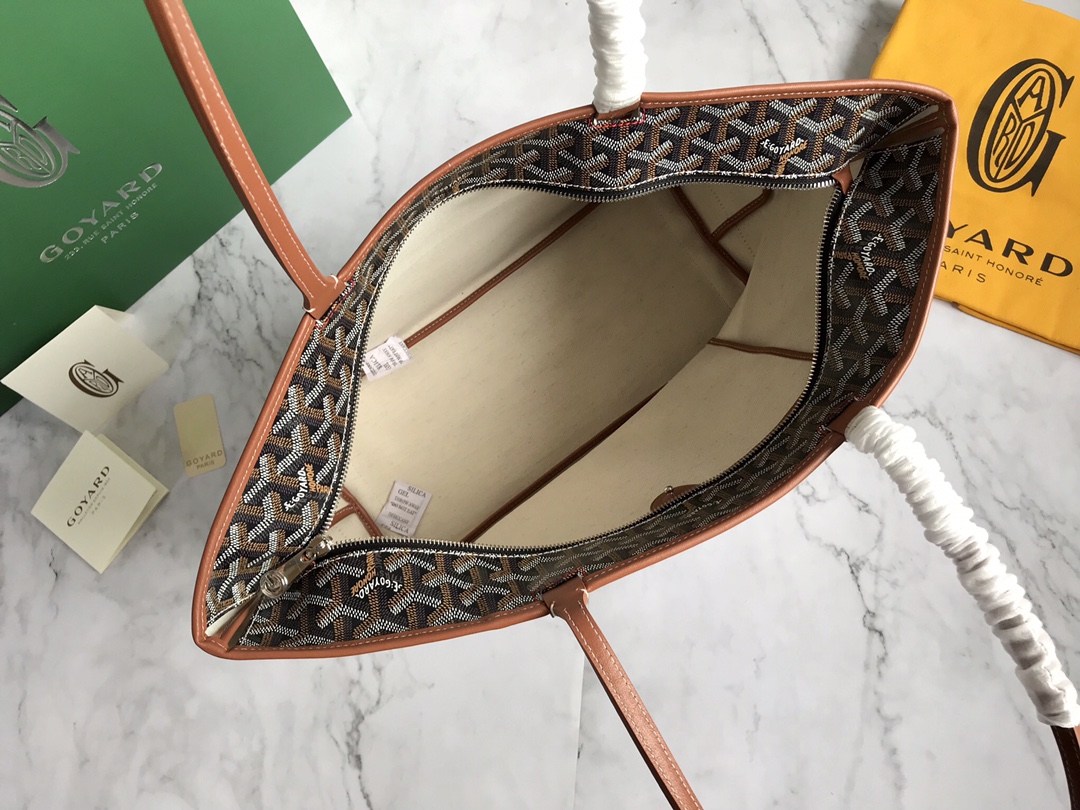 GOYARD Saint Louis Artois PM Bag brown Tote bag | eBay