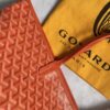 Goyard Saint Louis Orange Coated Canvas Leather GM Tote Goyard
