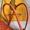 Goyard Saint Louis Orange Coated Canvas Leather GM Tote Goyard