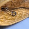 Goyard Yellow Goyardine Coated Canvas and Leather