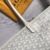 Goyard White Goyardine Coated Canvas and Leather Saint