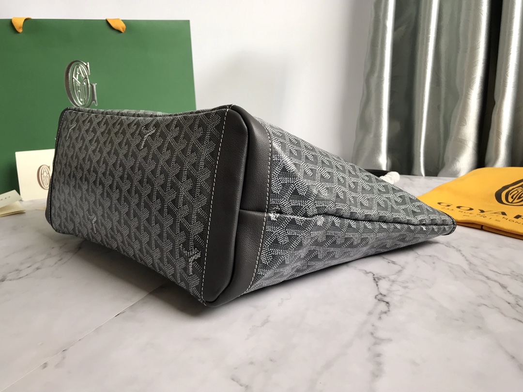 Goyard Saint Louis PM Tote Bag Pouch Gray Shopping