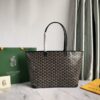 Goyard Saint Louis Pm Tote Bag Goyardine Canvas Black Amalouispm Goyard