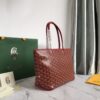Goyard red Goyardine Coated Canvas and Leather