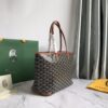 Goyard Brown Goyardine Coated Canvas and Leather