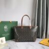 Goyard Brown Goyardine Coated Canvas and Leather