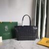 Goyard Anjou PM Navy Goyardine Canvas Palladium