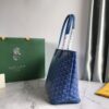 Goyard Brown/Navy Blue Coated Canvas Saint Louis Tot