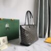 Goyard Goyardine Artois Tote PM Black Canvas & Chevroches