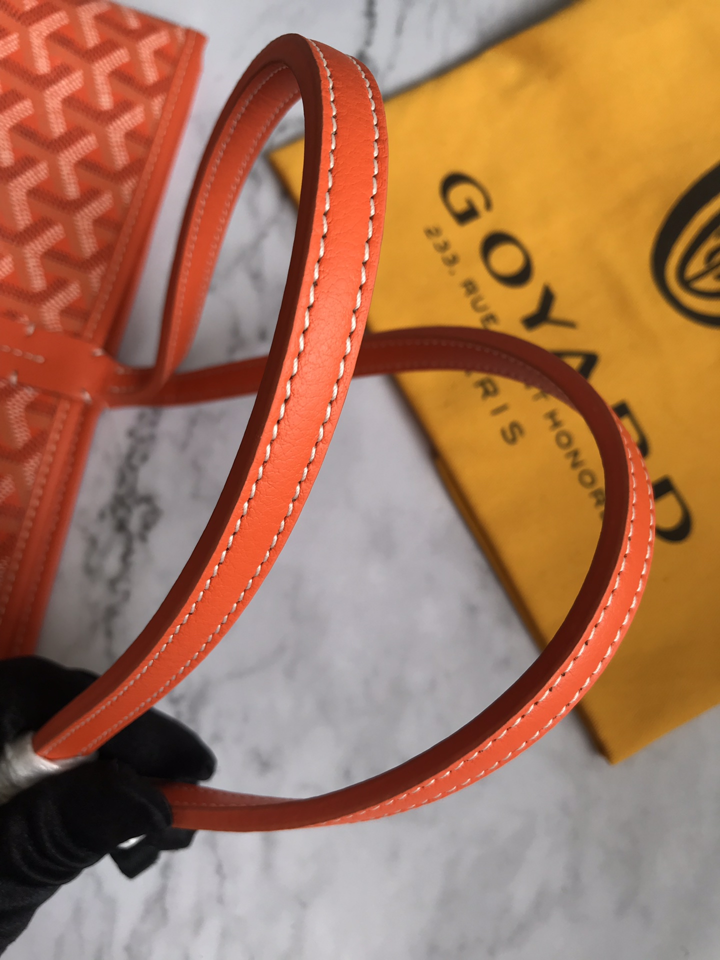 GOYARD Goyardine Artois PM Orange 903093 |