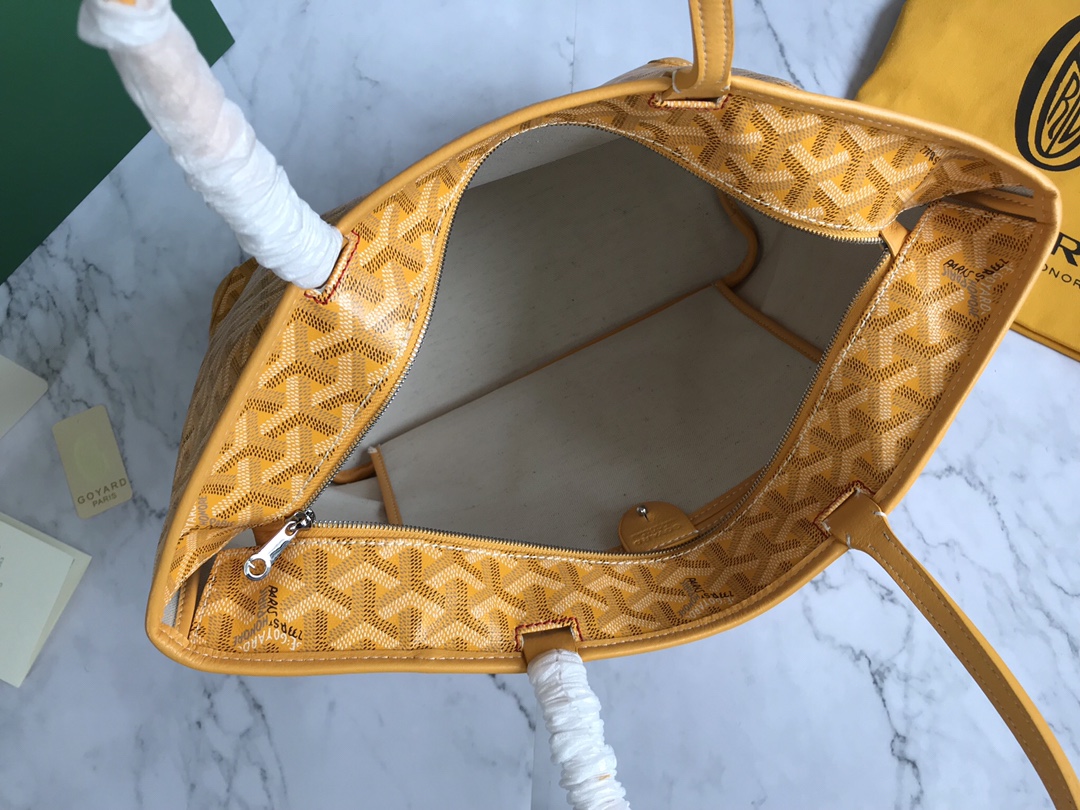 bag Goyard Saint Louis GM Tote Bag Yellow Best Quality