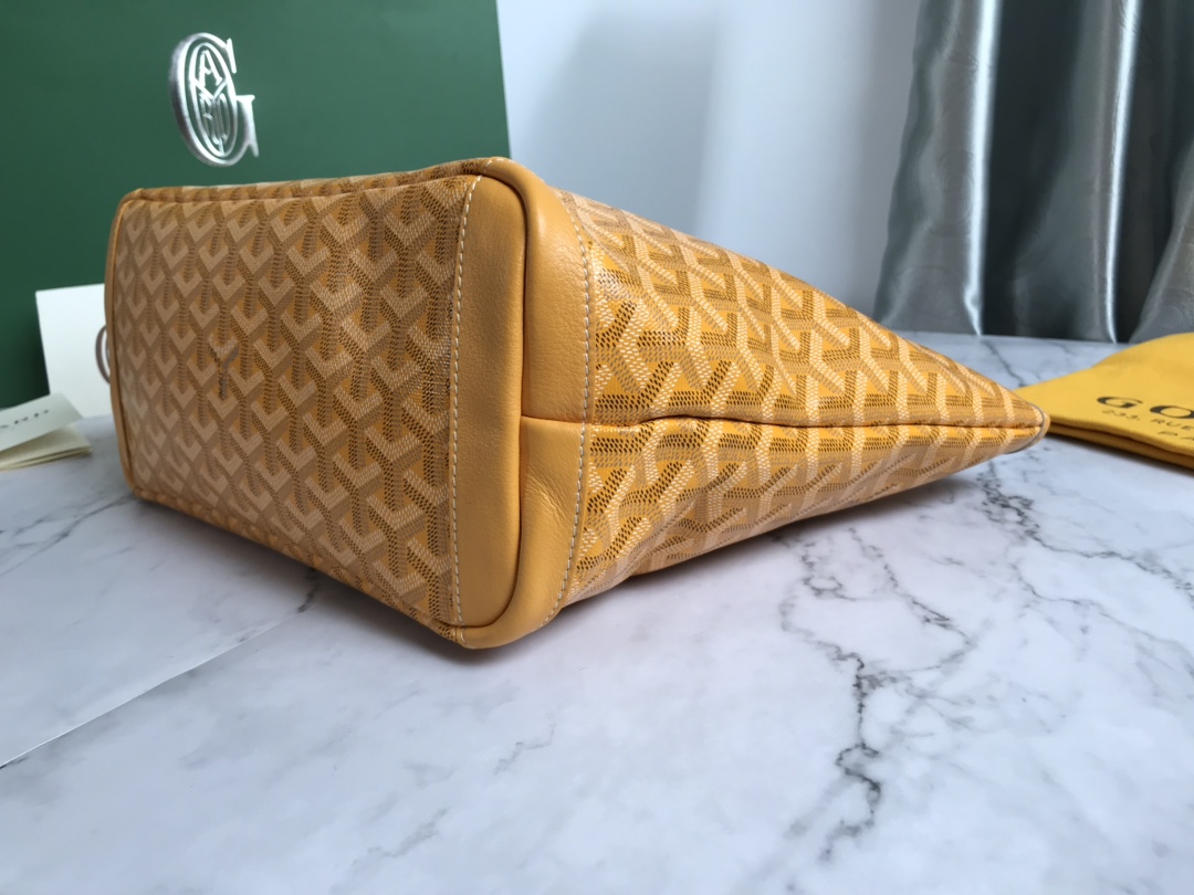 bag Goyard Saint Louis GM Tote Bag Yellow Best Quality
