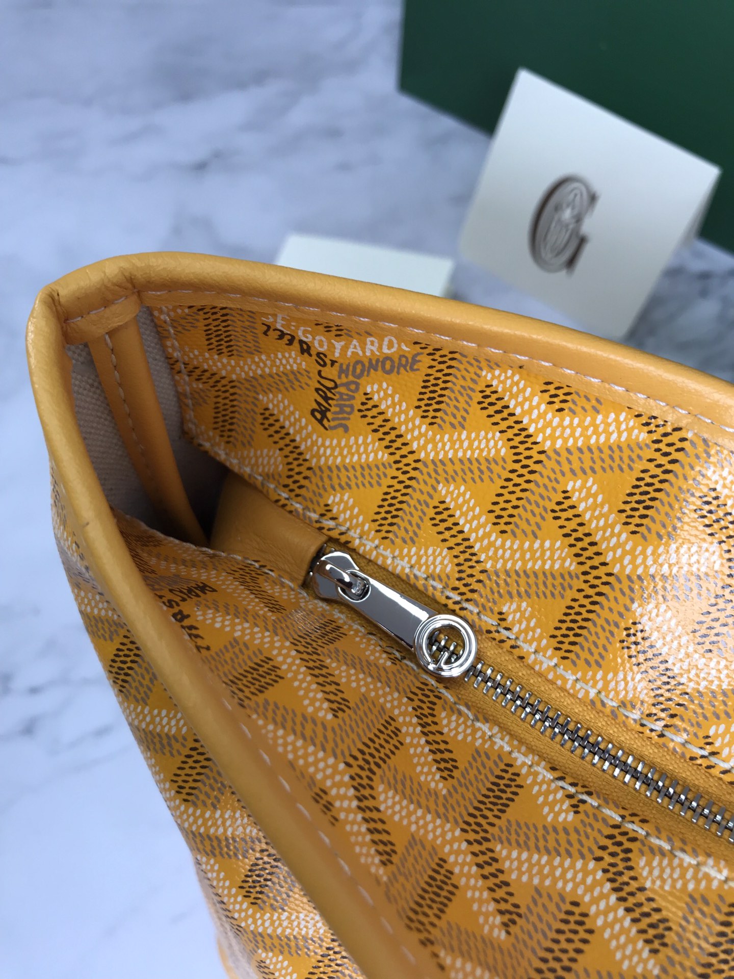 bag Goyard Saint Louis GM Tote Bag Yellow Best Quality