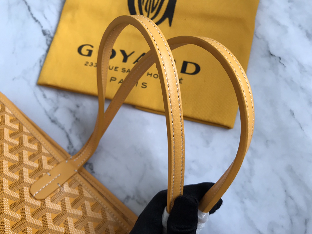 bag Goyard Saint Louis GM Tote Bag Yellow Best Quality