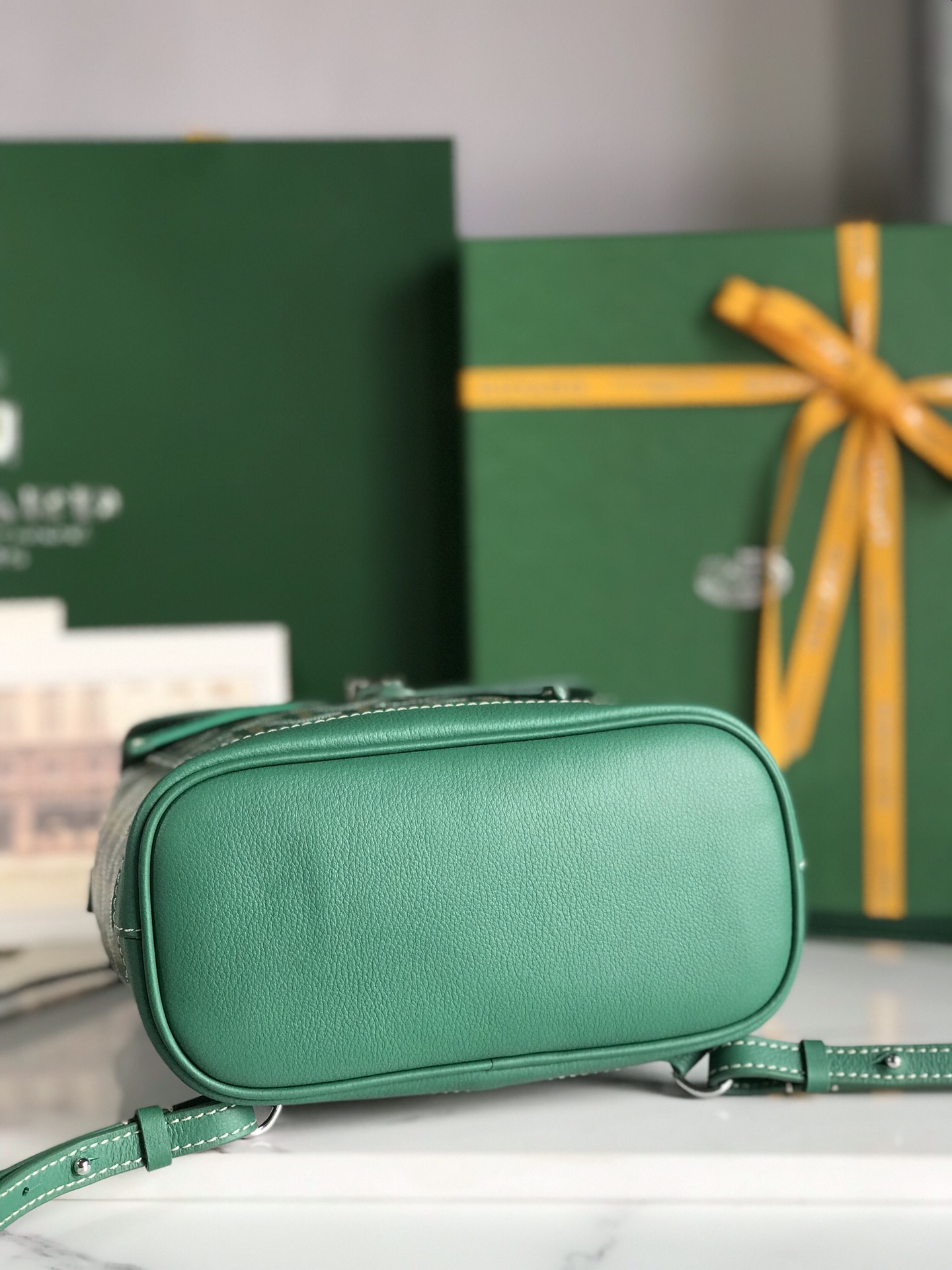 Goyard Alpin Backpack Goyardine Green -