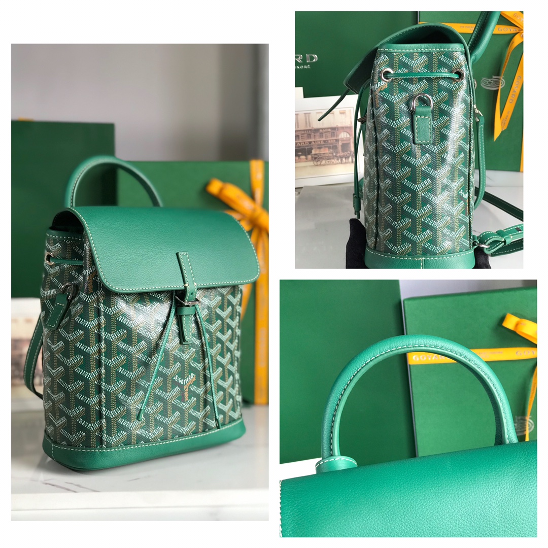 Goyard Alpin Backpack Goyardine Green -