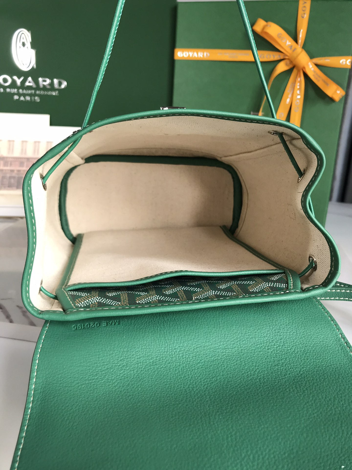 Goyard Alpin Backpack Goyardine Green -