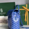 GOYARD Goyardine Calfskin Mini Alpin Backpack Sky Blue 1525974
