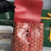 GOYARD Goyardine Calfskin Mini Alpin Backpack Red 82708