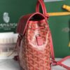GOYARD Goyardine Calfskin Mini Alpin Backpack Red 82708