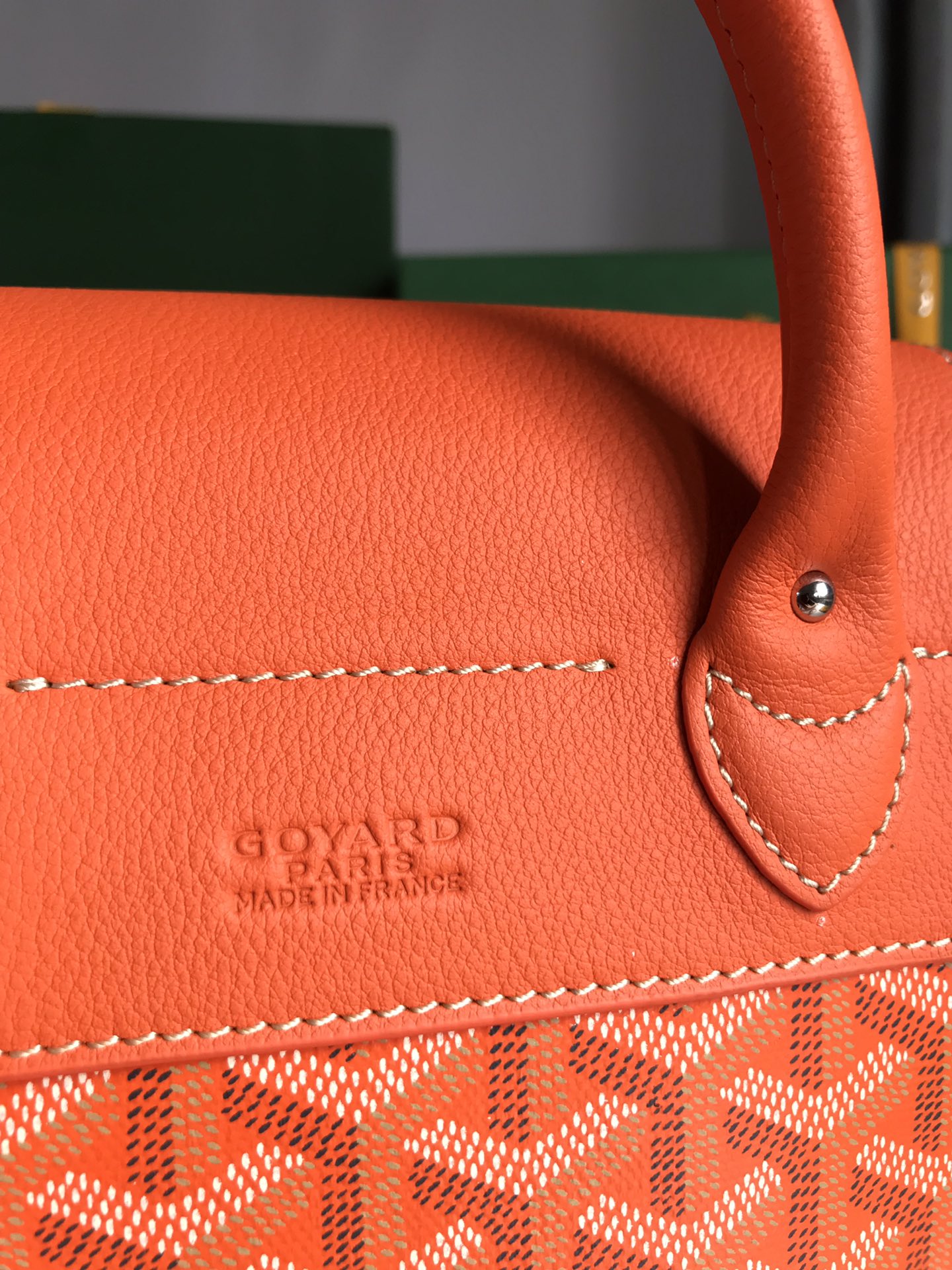 Goyard Alpin Backpack Coated Canvas Mini Orange 2669281