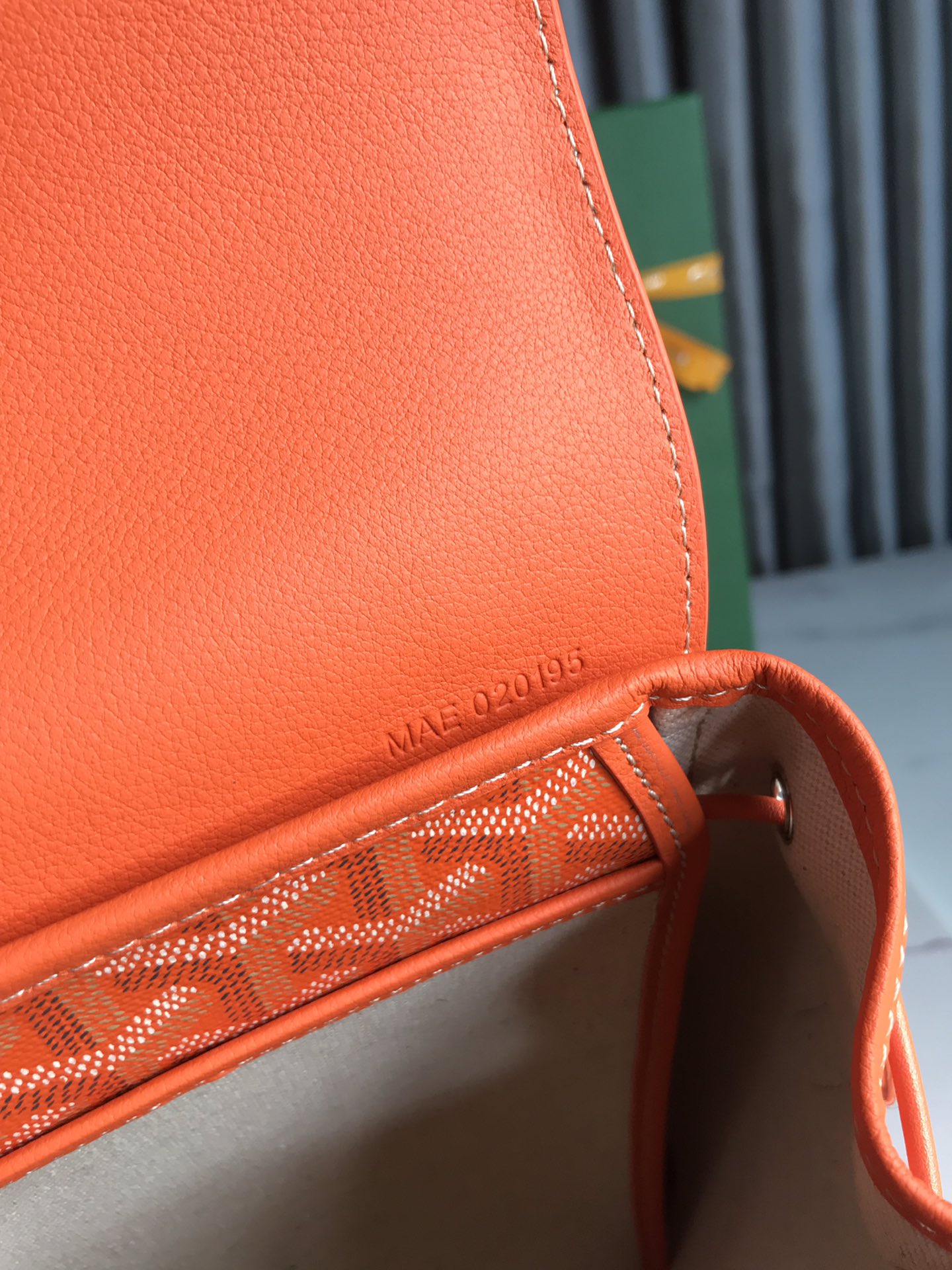 Goyard Alpin Backpack Coated Canvas Mini Orange 2669281