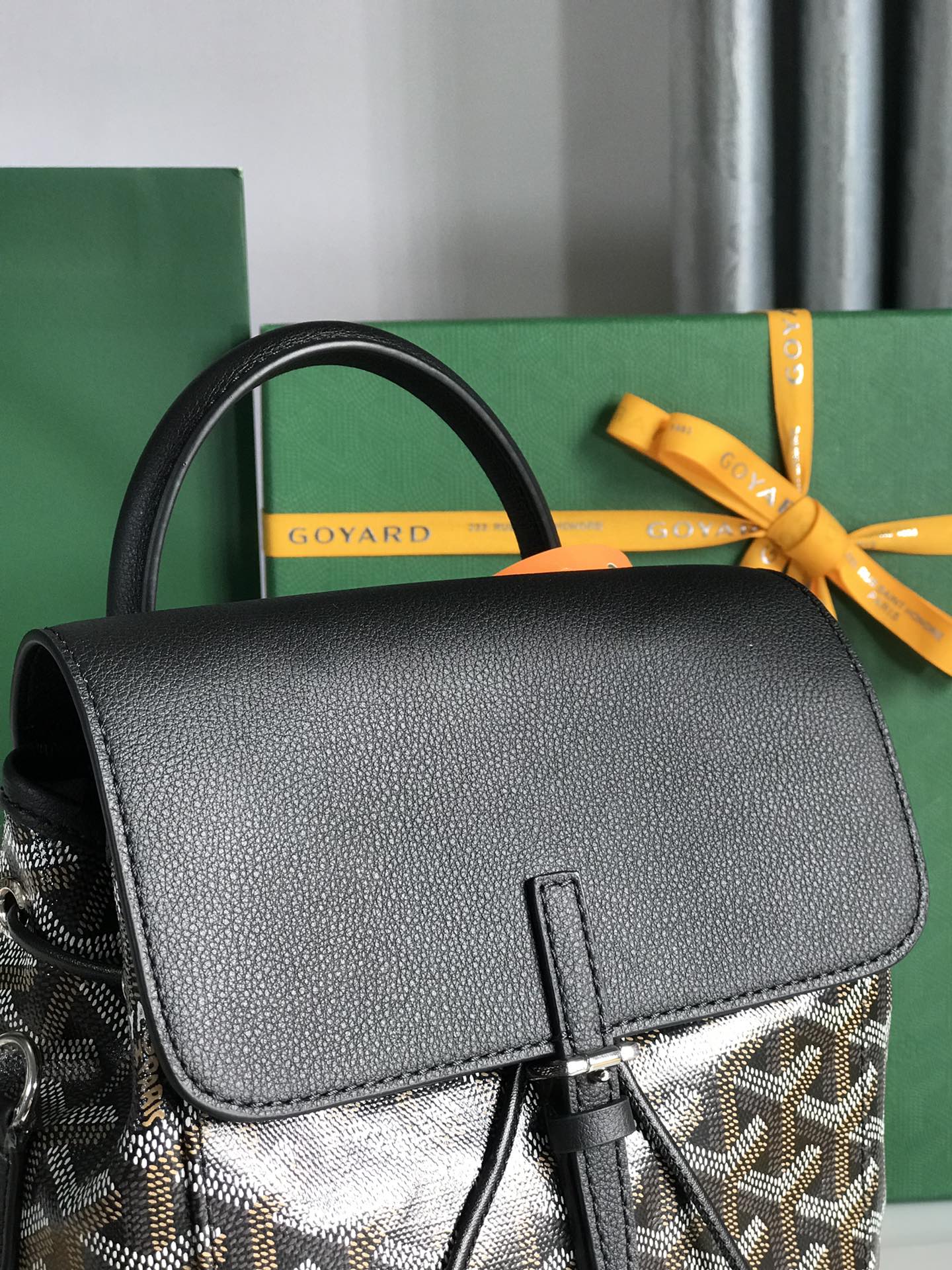 GOYARD Alpin Mini Herringbone 3way Backpack Daypack bag