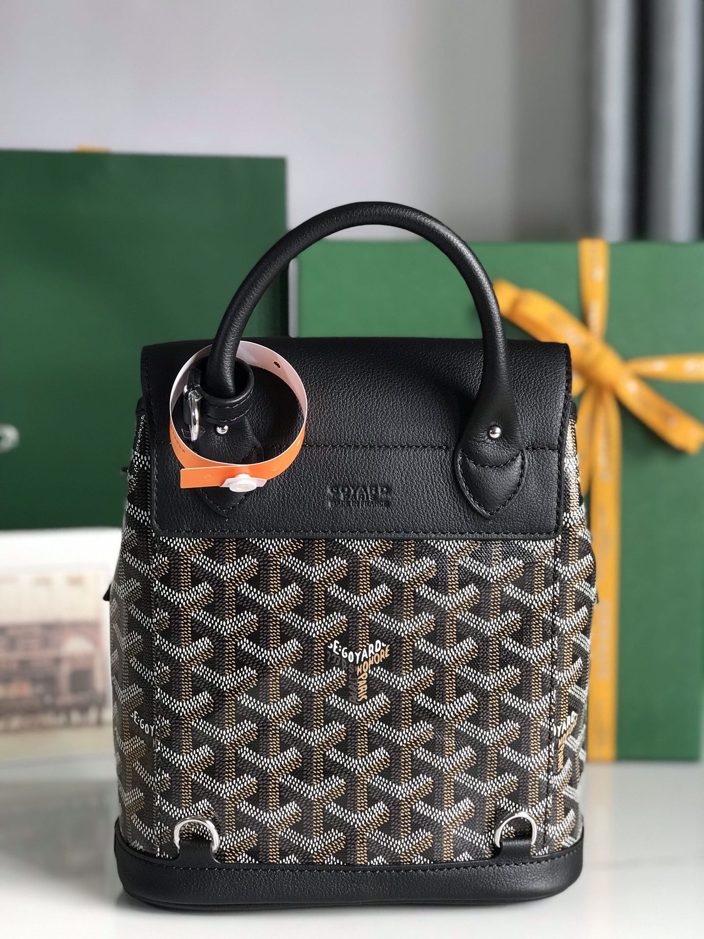 GOYARD Alpin Mini Herringbone 3way Backpack Daypack bag