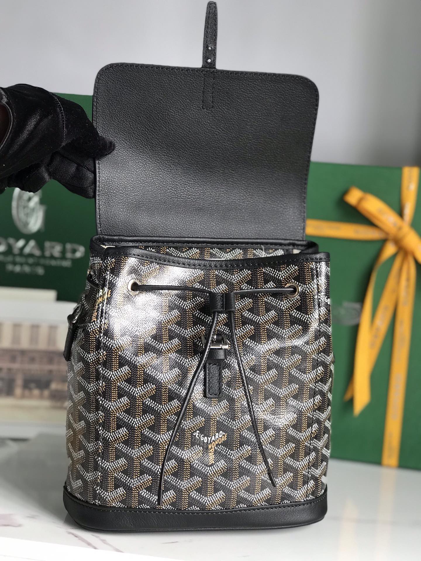 GOYARD Alpin Mini Herringbone 3way Backpack Daypack bag