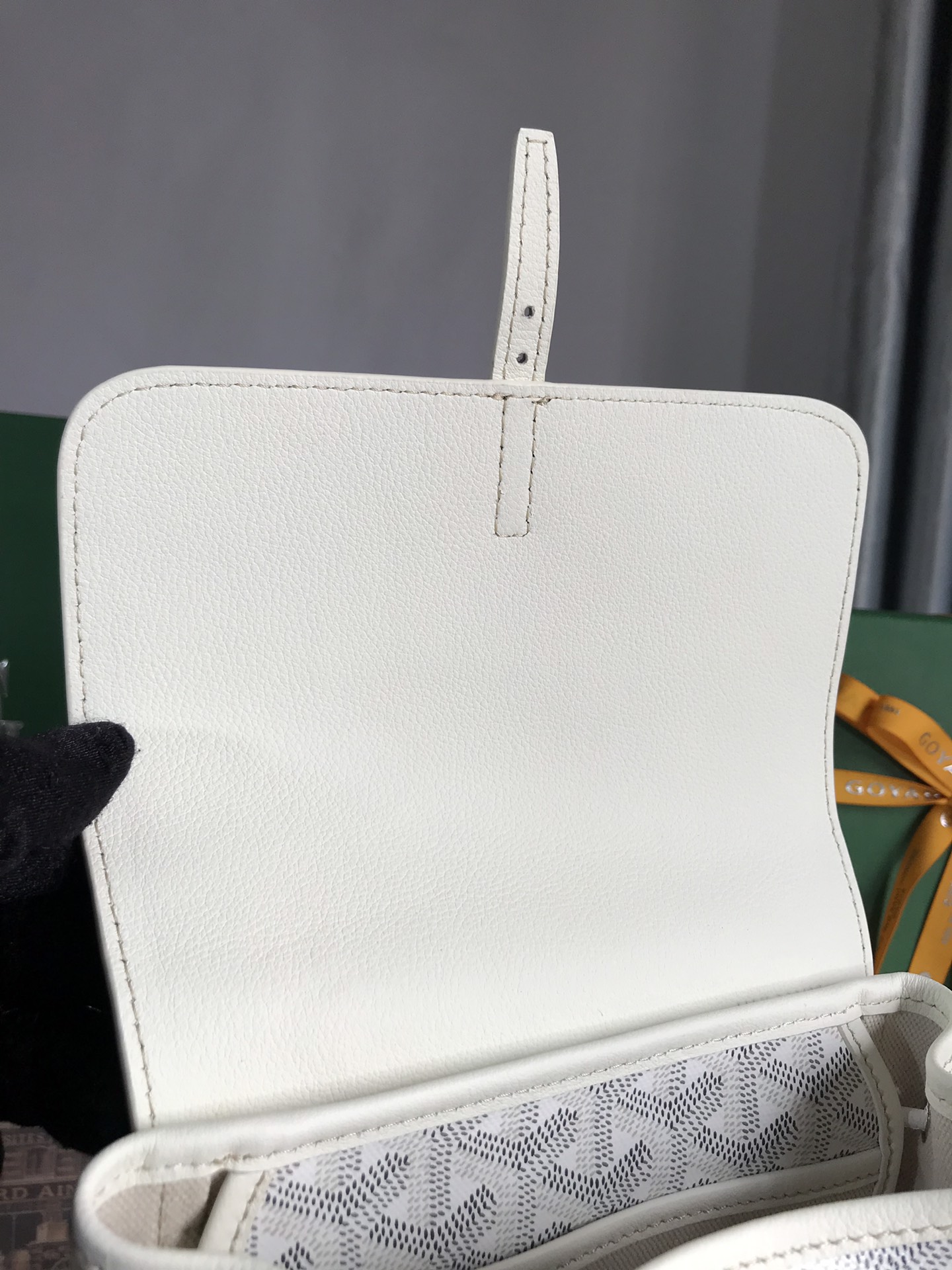 Goyard Alpin Backpack Coated Canvas Mini White 3128261