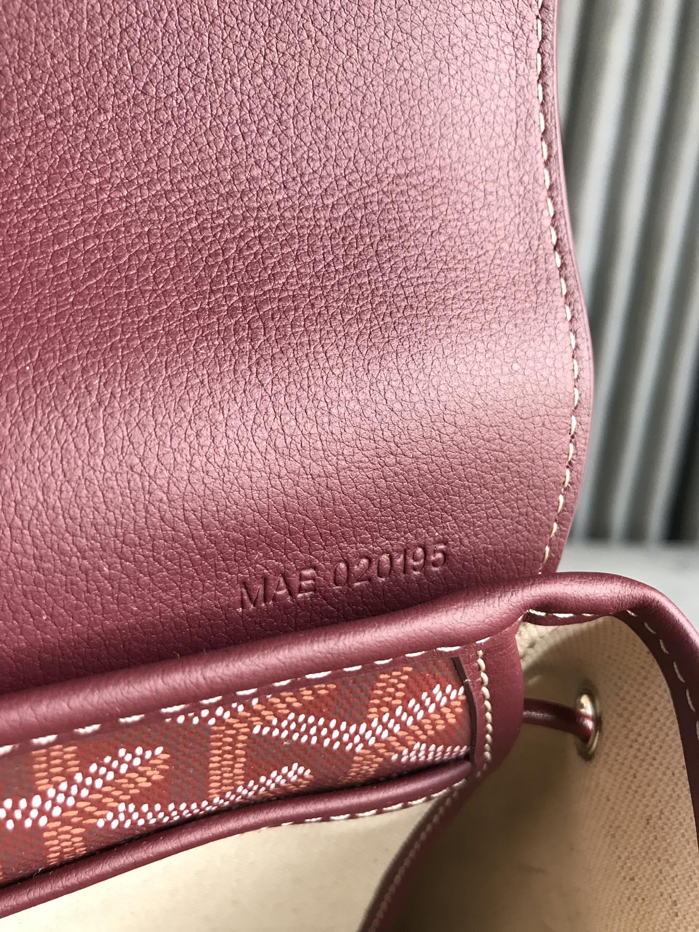 Goyard Alpin Backpack Coated Canvas Mini Red 2557501