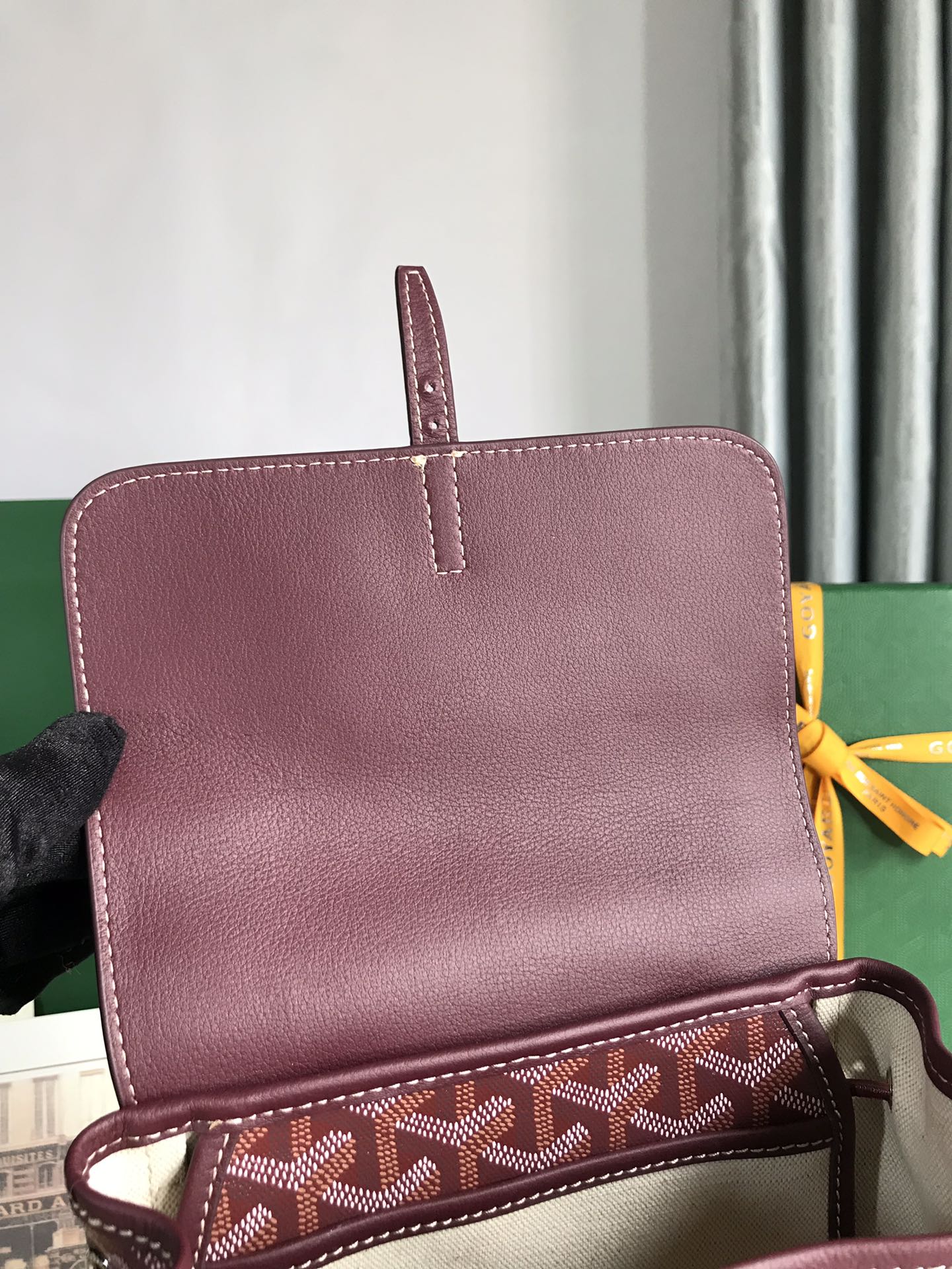 Goyard Alpin Backpack Coated Canvas Mini Red 2557501