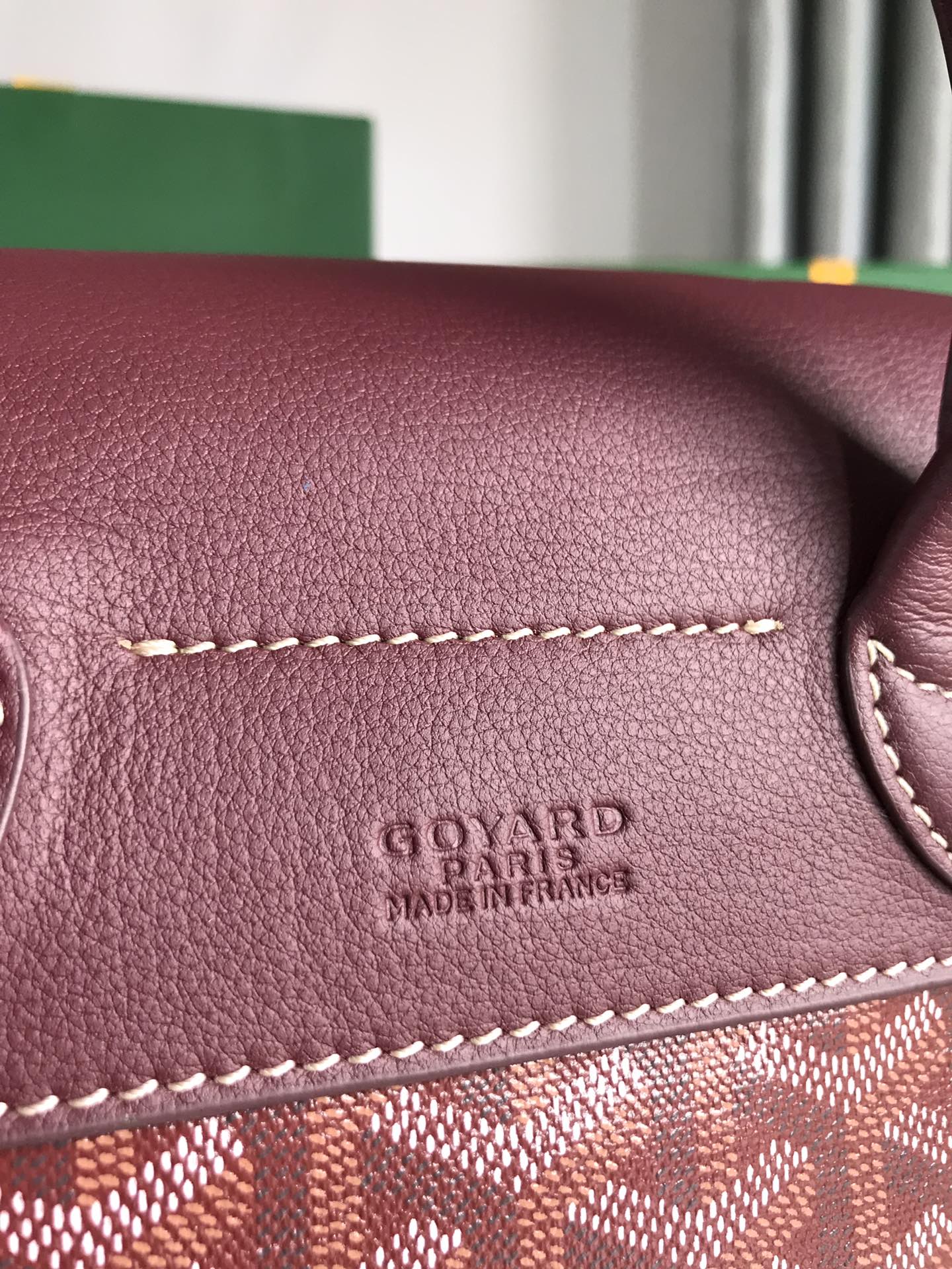 Goyard Alpin Backpack Coated Canvas Mini Red 2557501