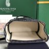 GOYARD Goyardine Calfskin Mini Alpin Backpack Navy