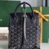 GOYARD Goyardine Calfskin Mini Alpin Backpack Navy