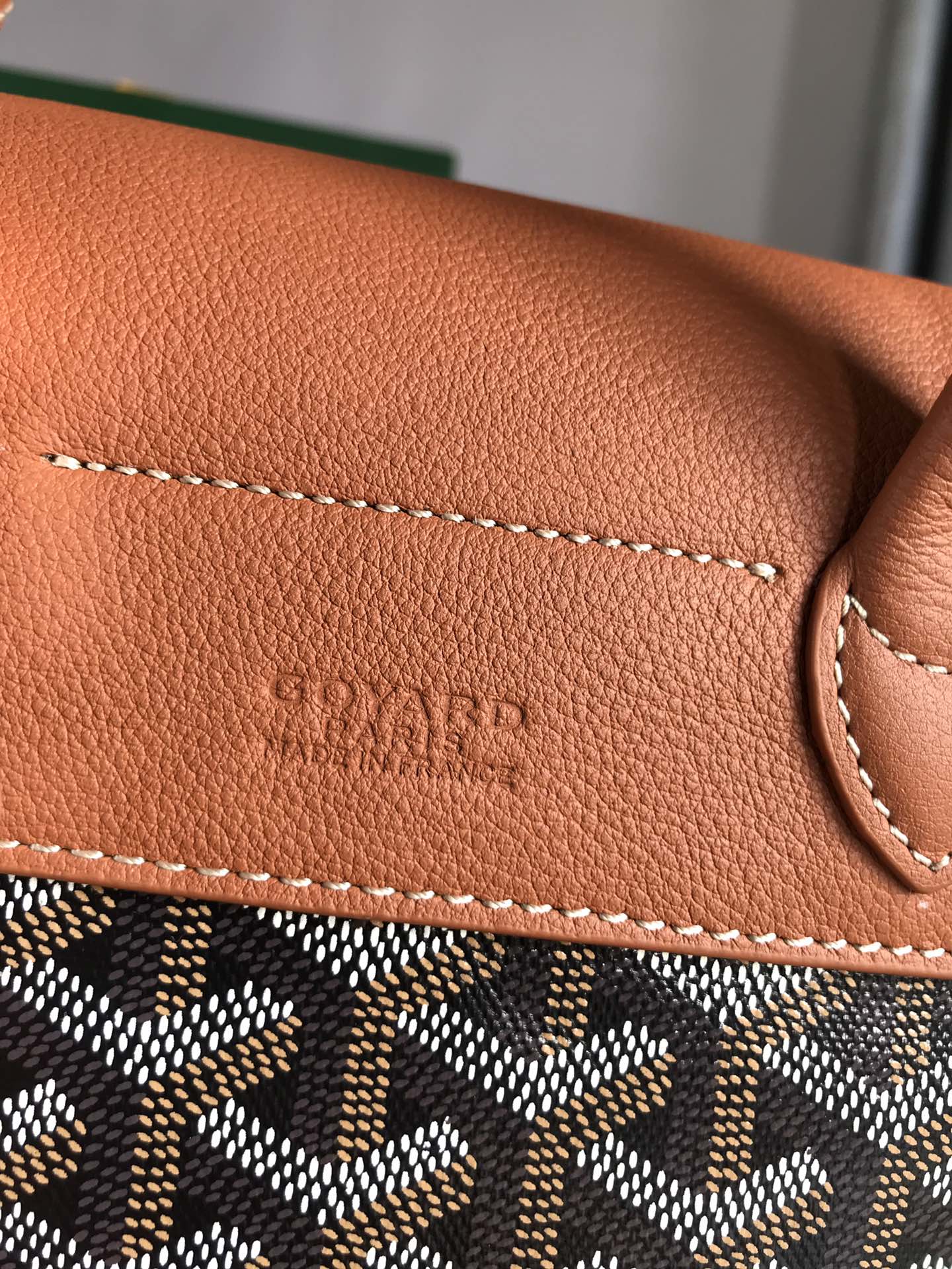 GOYARD Goyardine Calfskin Mini Alpin Backpack Black