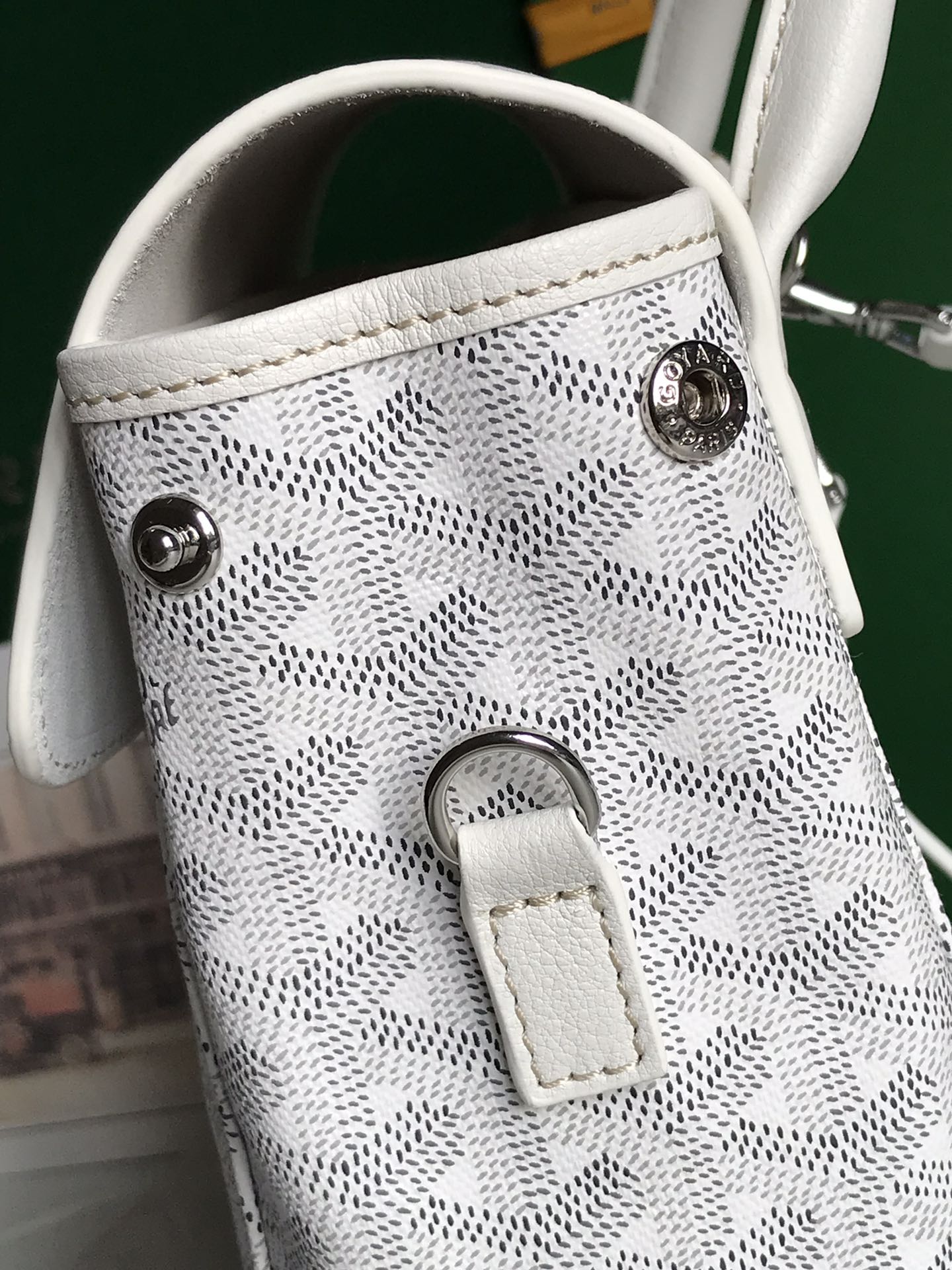 Goyard 3 Way Alpin Backpack in White Leather ref.1930421