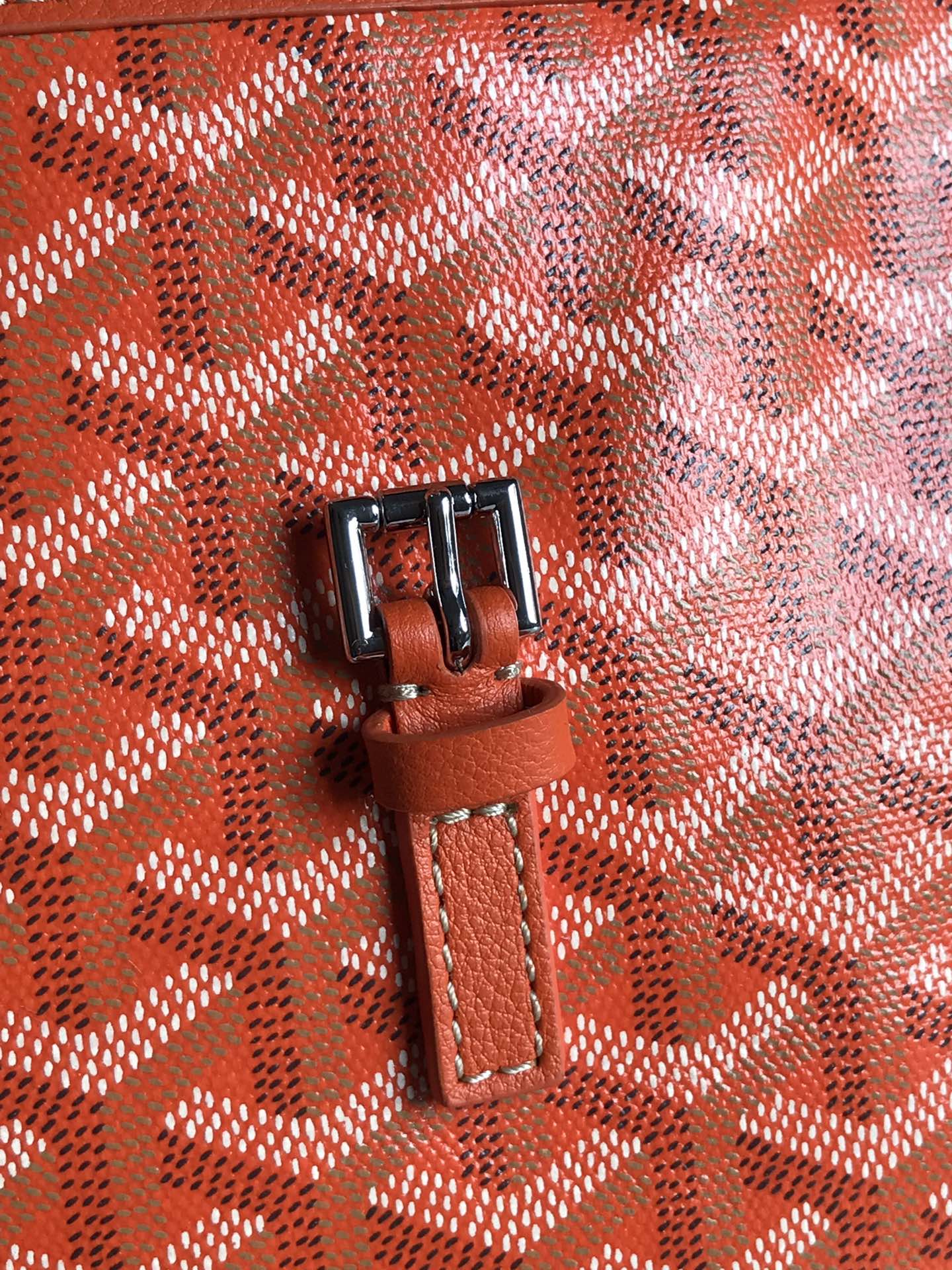 Goyard Alpin Backpack Coated Canvas Mini Orange 2669281g