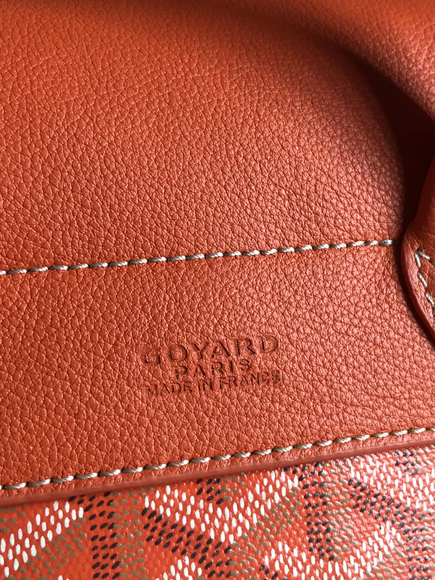Goyard Alpin Backpack Coated Canvas Mini Orange 2669281g